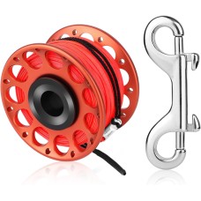 Катушка алюминиевая для дайвинга и подводной охоты с карабином (30 м) Катушка алюминиевая для дайвинга и подводной охоты с карабином (30 м)